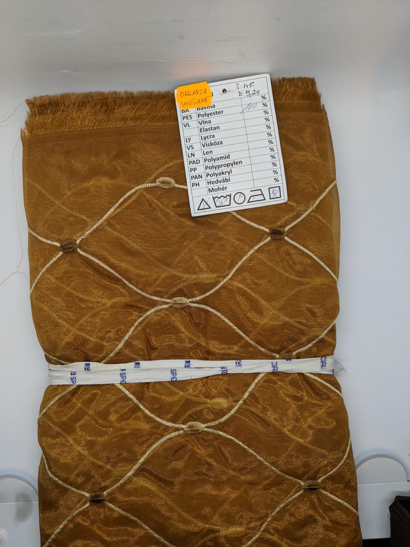 Polyester orgnaza – 0,9m
