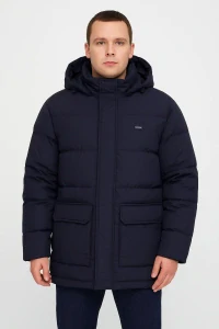 Pánská zimní péřová parka Levi’s® Fillmore Mid Parka 2.0 – tmavě modrá (Peacoat), velikost M