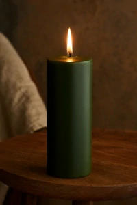 Svíčka Anja Candle, Green, Parafin