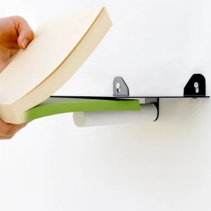 Kalune Design Sada nástěnných polic Wrosa XLII, 2 ks, černo-bílá