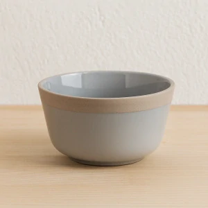 PT LIVING Brisk mísa, šedě terakotová, 13.5 cm