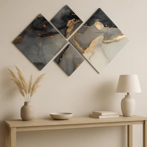 Wallity Decorative MDF Painting, 4 Pieces, 4MDF1471082561