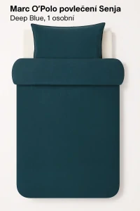 Marc O'Polo povlečení Senja, Deep Blue, 1 osobní