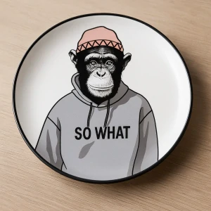 Kare Design Talíř Gangster Monkey 1 KS