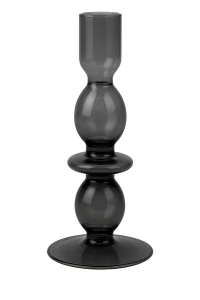 Present Time Skleněný svícen Bubbles Handmade 18 cm (M)