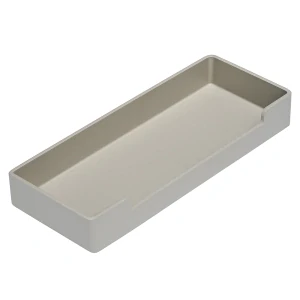 Hübsch District Storage Tray Square, světle šedý