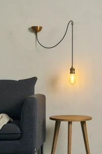 Závěsné svítidlo, bronzová Opviq Lights Kabluni