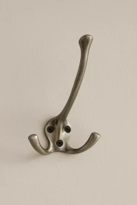 House Doctor Háček Nickel, dvojitý, 12 cm