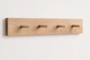 Nástěnný věšák, medium, přírodní - Hübsch Folk