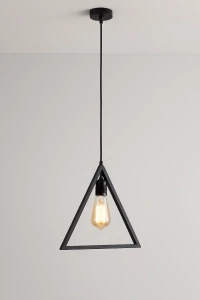 Černé závěsné světlo, Custom Form Triam, kód 0117035