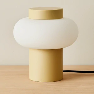 Stolní lampa, kov, bílo-béžová - Hübsch Camp 