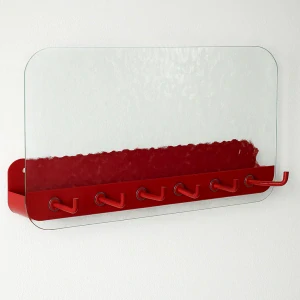 Hübsch Věšák na liště s policí Shack 60 cm