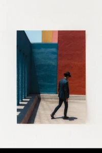 Paper Collective Primary Spaces Poster 50 x 70 cm