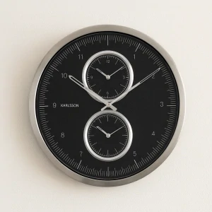 Karlsson Designové nástěnné hodiny KA5508BK, 50 cm