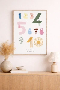 Paper Collective Foil Spaghetti Numbers