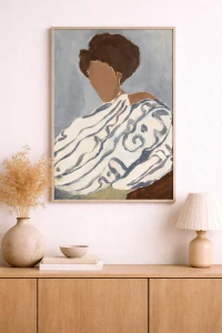 Plakát Modré kudrlinky 50x70 cm