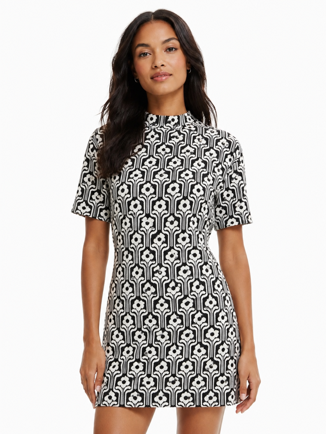 Desigual Šaty pletené Karen 22WWVK72, béžová, Regular Fit, vel. M