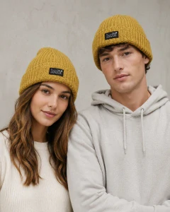 Levi's – Chunky Beanie Unisex, žlutá, vel. ONE SIZE