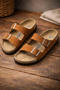 Birkenstock Arizona Soft Mink Suede, vel. 45