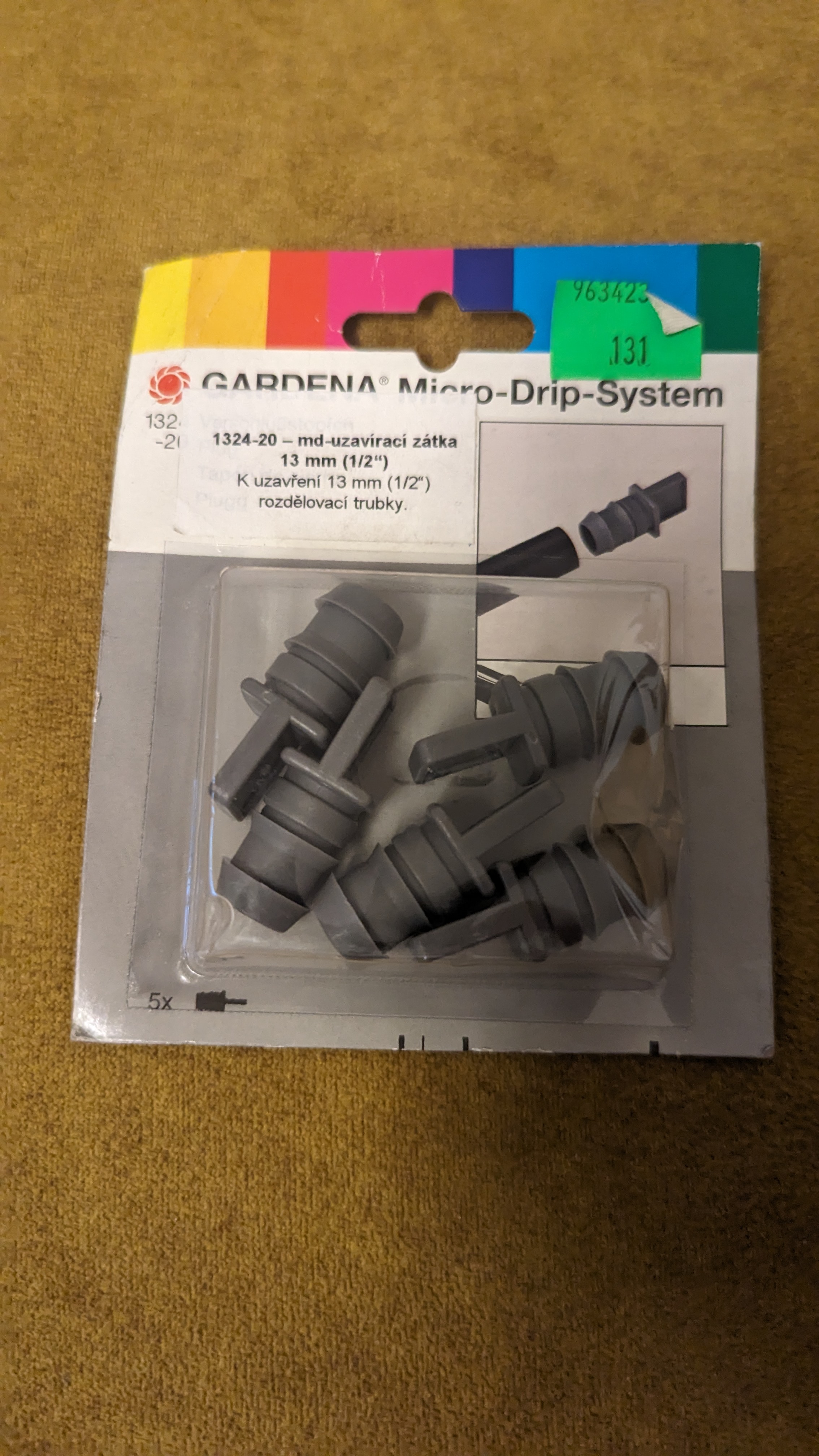 GARDENA Systém Micro-Drip Záslepka 13 mm (1/2") Ø