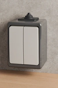 ABB – Přepínač 3553-05929 S, šedá, 62 x 93,5 x 60,5 mm