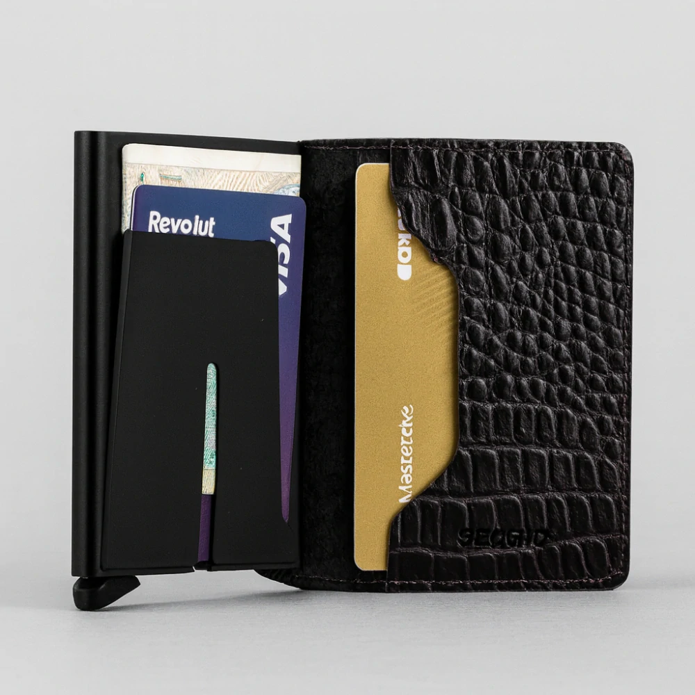 Kožená peněženka Secrid Slimwallet Nile Black