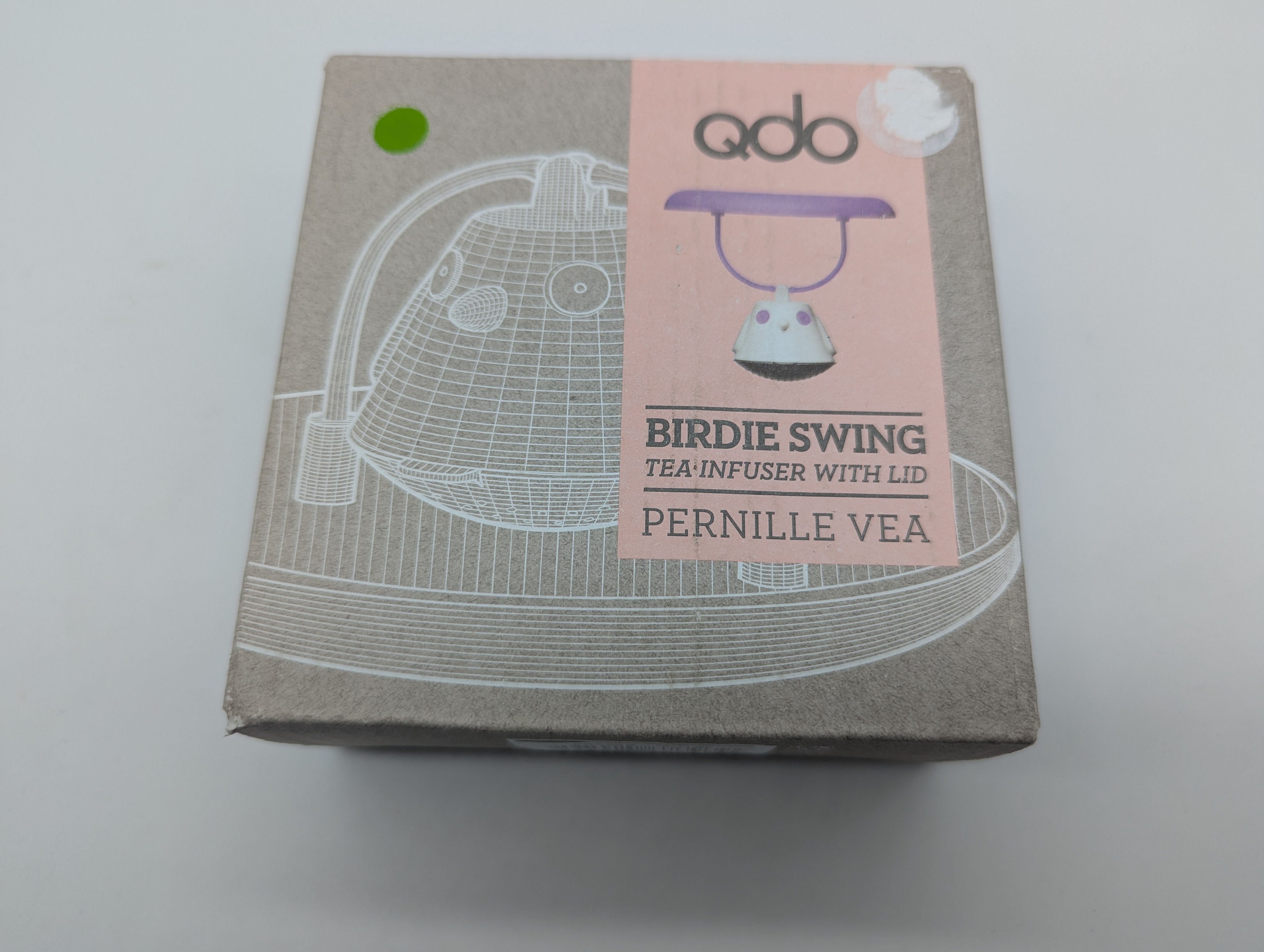 QDO – Čajové sítko T-Bird Swing zelené