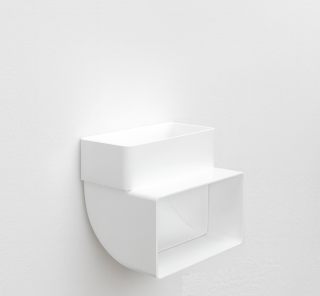 Multivent vertikální koleno 90 stupňů bílé 120x60 mm VENTS