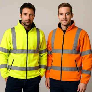 Reflexní fleecová bunda Portwest HI‑VIS Fleece F300, hi‑vis, fleecová