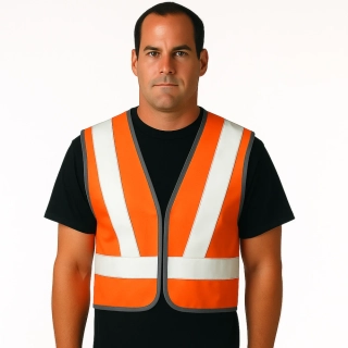 Reflexní vesta Portwest RT21 Hi-Vis – zkrácená, oranžová, velikost XL
