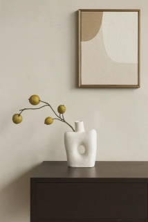 BePureHome – Kubistický dekorační papír-mâché, off-white