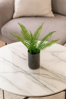 House Doctor Kovová Váza, Modro-Šedá Patina