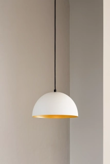 Závěsné svítidlo Sivani – moderní kovové řešení, ⌀ 30 cm, 111 cm výška