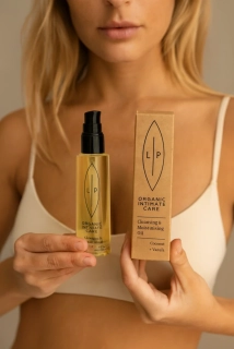 Lip Intimate Care Čisticí a hydratační olej na intimní partie – Kokos a vanilka