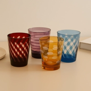 Pols Potten – Sklenice Tumbler Tubular (sada 4 ks)