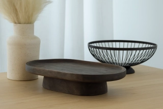 Woood Exclusive Aya Dřevěný Podnos, hnědý