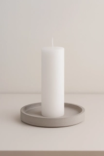 House Doctor - Pillar Candle, White