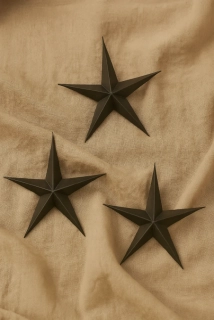 House Doctor Papírové Vánoční Dekorace ve Tvaru Hvězd, sada 3 kusů