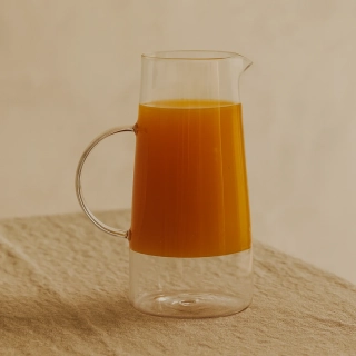 Hübsch – Limonádová konvice Amber, Průměr 10 cm