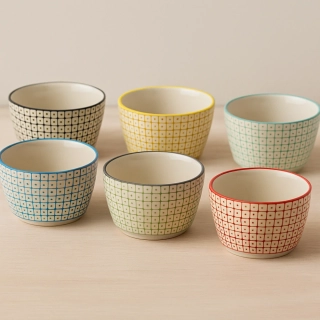 Bloomingville Carla mističky – sada 6 ks keramika