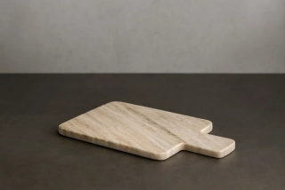 Broste Copenhagen – Adam, prkénko, mramor hnědý, 30 cm