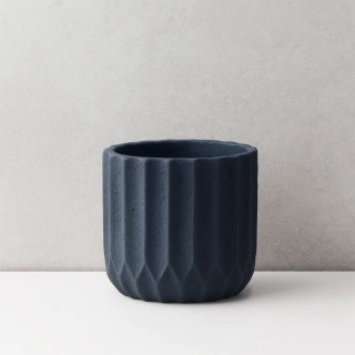 Pols Potten ‑ Plant Pot Stripes Cement Small