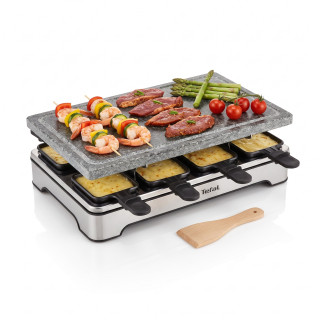 Tefal Pierrade PR457B – raclette gril s kamennou deskou pro 10 osob, 1350 W