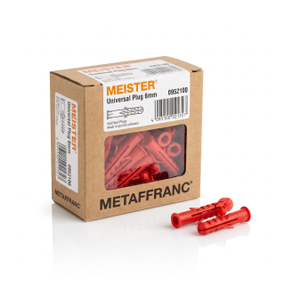 Metafranc 952100 – univerzální hmoždinky Ø 6 mm, 200 ks, Made in Germany
