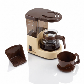 Melitta Aromaboy 1015-03 – malý filtrační kávovar na 2 šálky, retro béžovo-hnědý