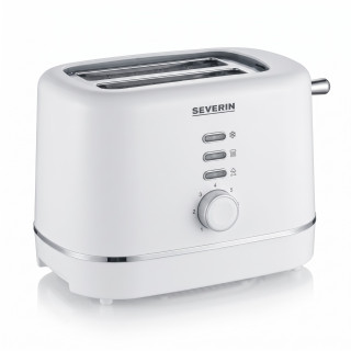 SEVERIN AT 4324 – automatický topinkovač na 2 plátky, nástavec na pečivo, 850 W, bílý – použité