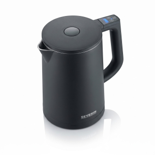SEVERIN WK 3484 – dvouplášťová rychlovarná konvice 1,7 l s regulací teploty, černá