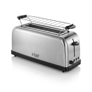 Russell Hobbs Adventure 21396-56 – topinkovač s dlouhou štěrbinou, 1000 W, nerez