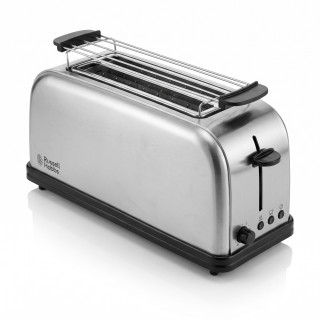 Russell Hobbs Adventure 21396-56 – topinkovač s dlouhou štěrbinou, 1000 W, nerez – použité