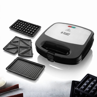 Russell Hobbs Fiesta 24540-56 – sendvičovač, vaflovač a kontaktní gril 3v1, 750 W – použité